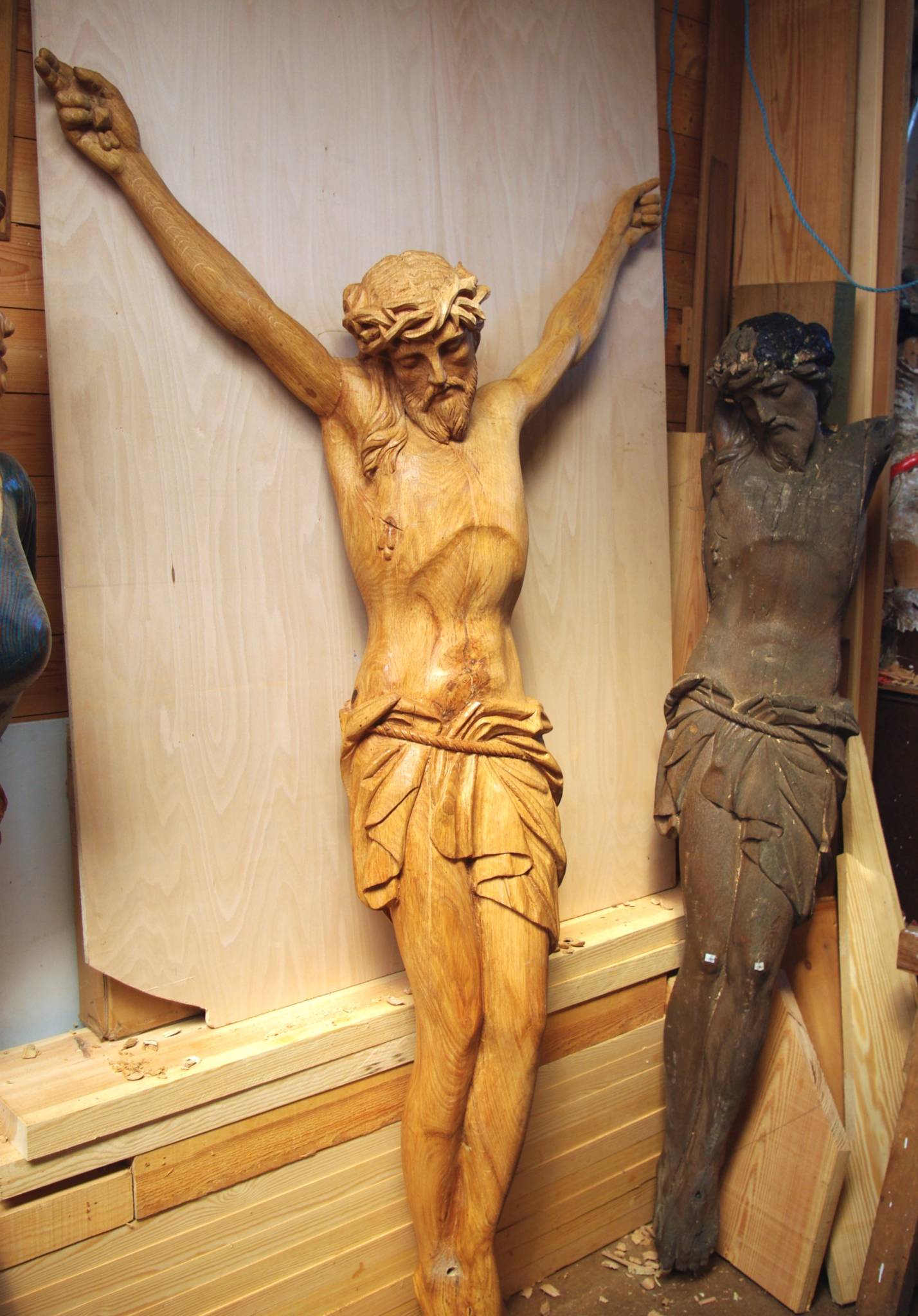 carved figure of Christ